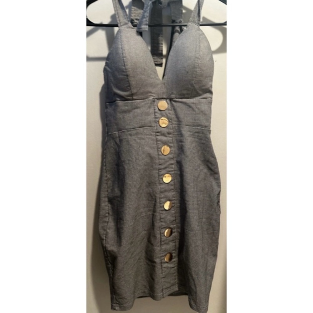 Forever 21 Button Down Plaid Patterned Strappy Tu… - image 4